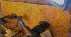 Reparación e instalación en el lugar para revestimiento de mezclador de concreto de doble eje